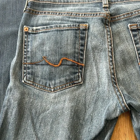 7 For All Mankind Bootcut Jeans, Size 28 - Picture 10 of 12